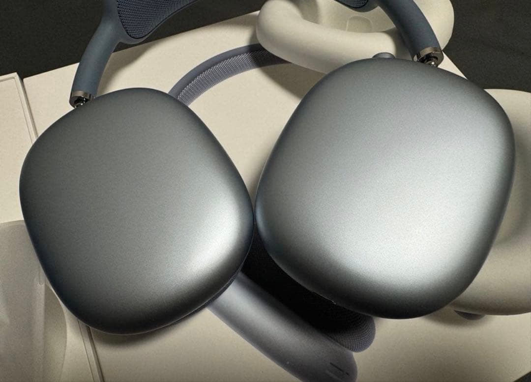 【美品】Apple Airpods Max USB C ブルー 保証2026.9