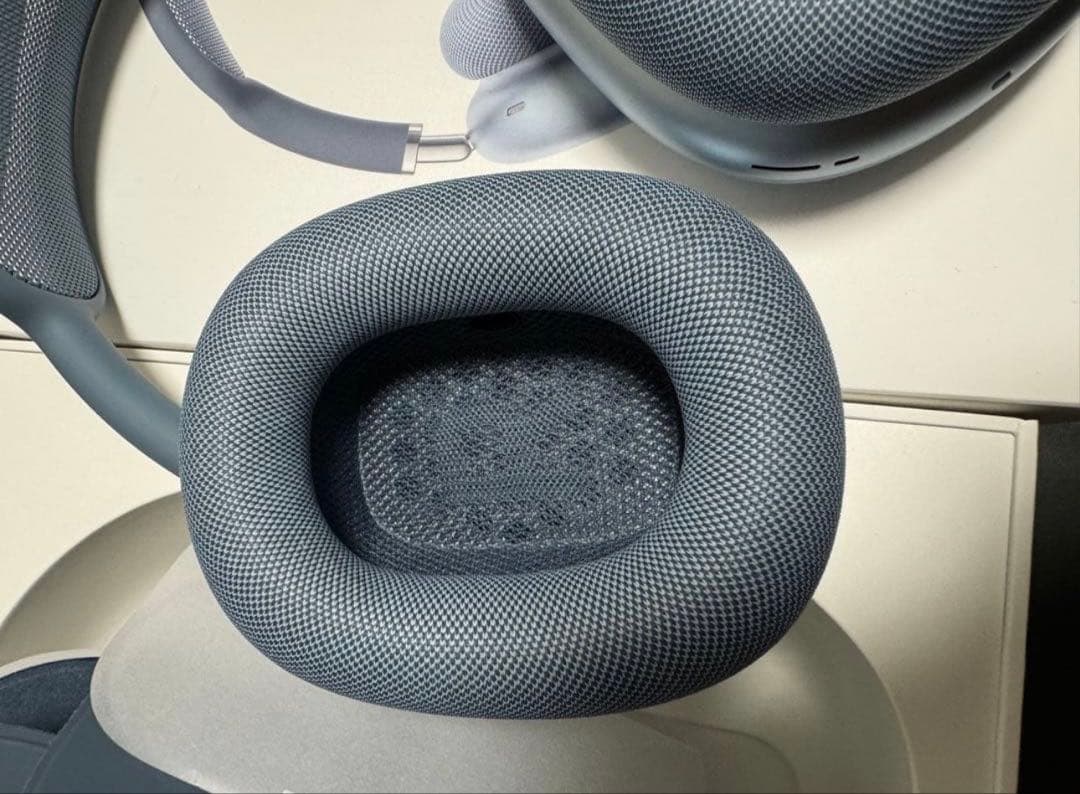 【美品】Apple Airpods Max USB C ブルー 保証2026.9