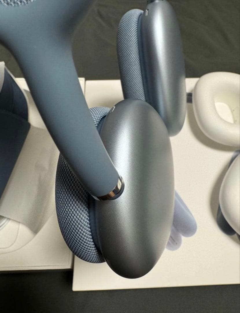 【美品】Apple Airpods Max USB C ブルー 保証2026.9