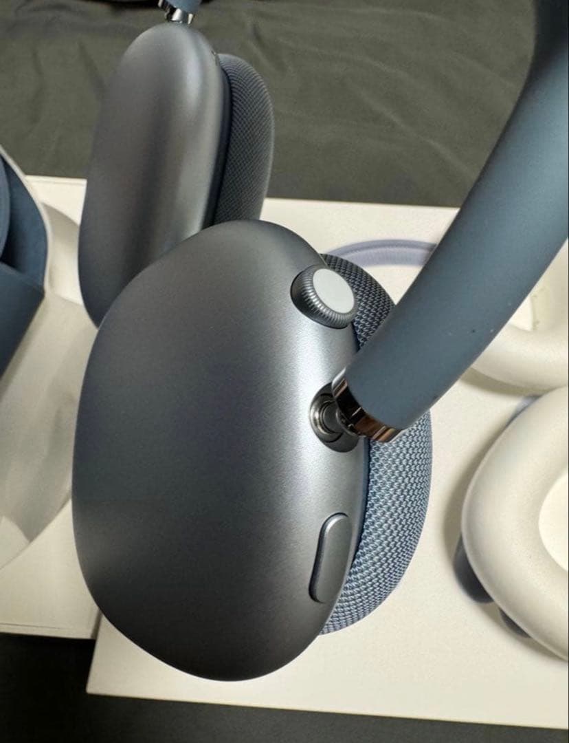 【美品】Apple Airpods Max USB C ブルー 保証2026.9