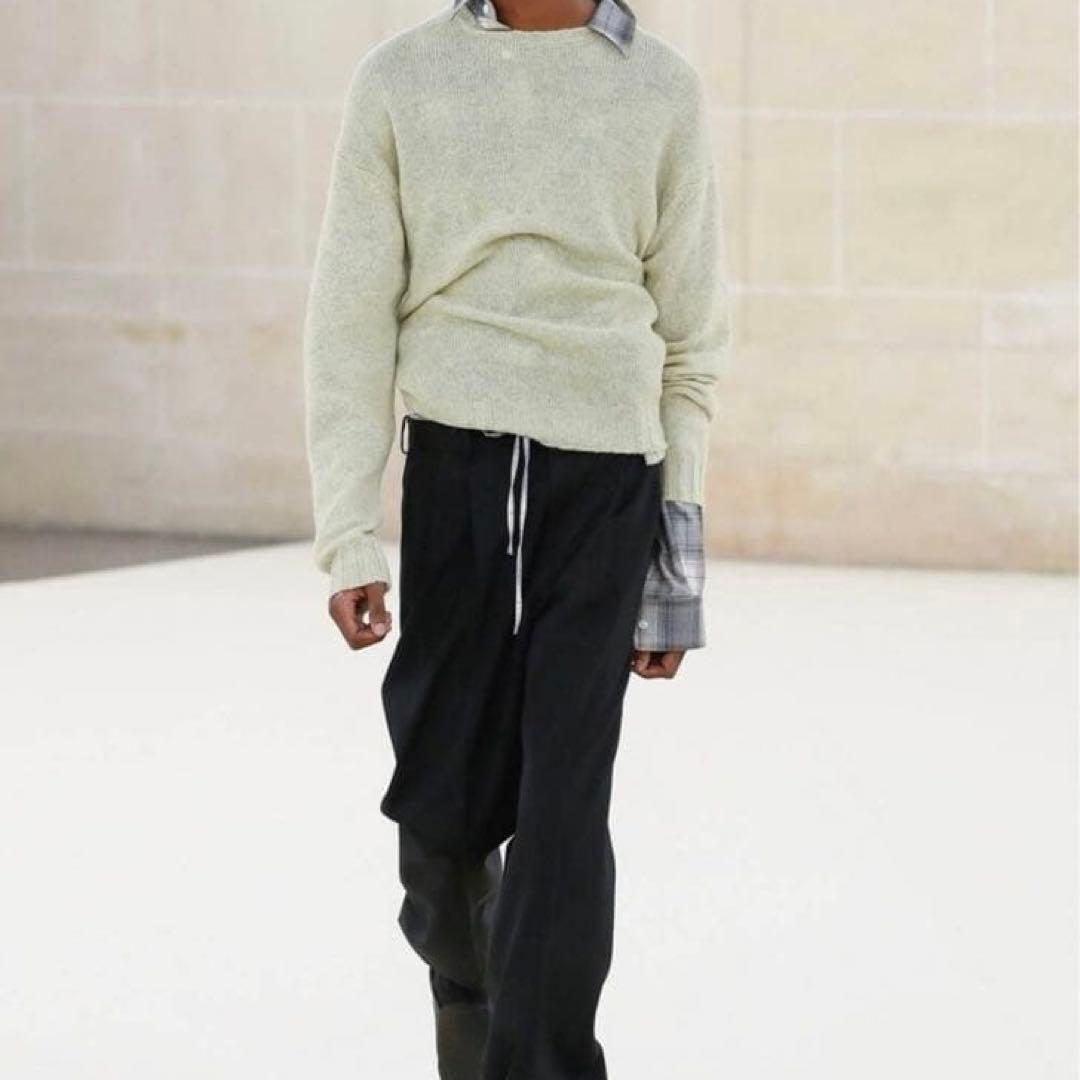 トップス AURALEE SHETLAND WOOL CASHMERE KNIT 23AW