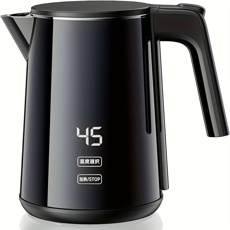 1L 電気ケトル7段階調温 急速沸騰 4 時間保温 ダブル構造防熱コンパクト