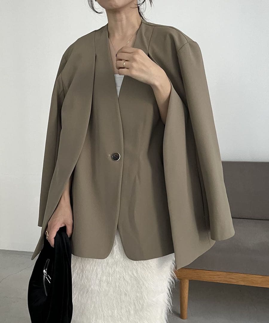 【ii】VERSEAU/ヴェルソー スリットスリーブジャケット