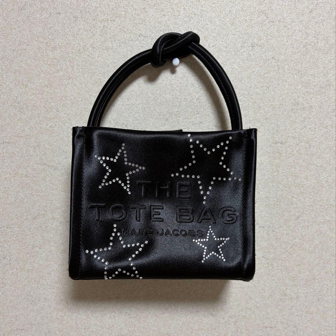 MARCJACOBS スター サテン ミニ トート バッグ マークジェイコブス