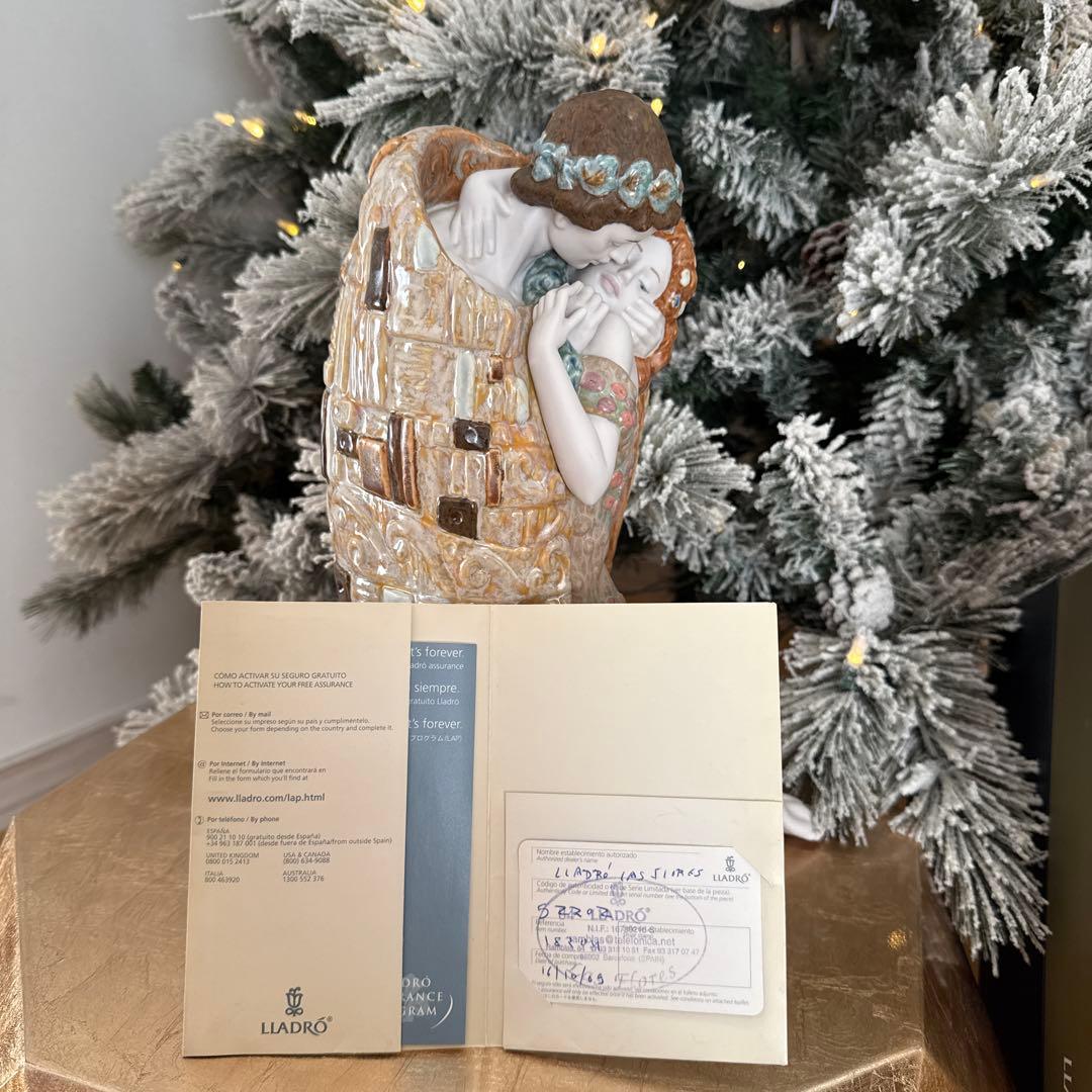 最終価格✨レア度Max Lladro リヤドロ　クリムトの接吻　廃盤品