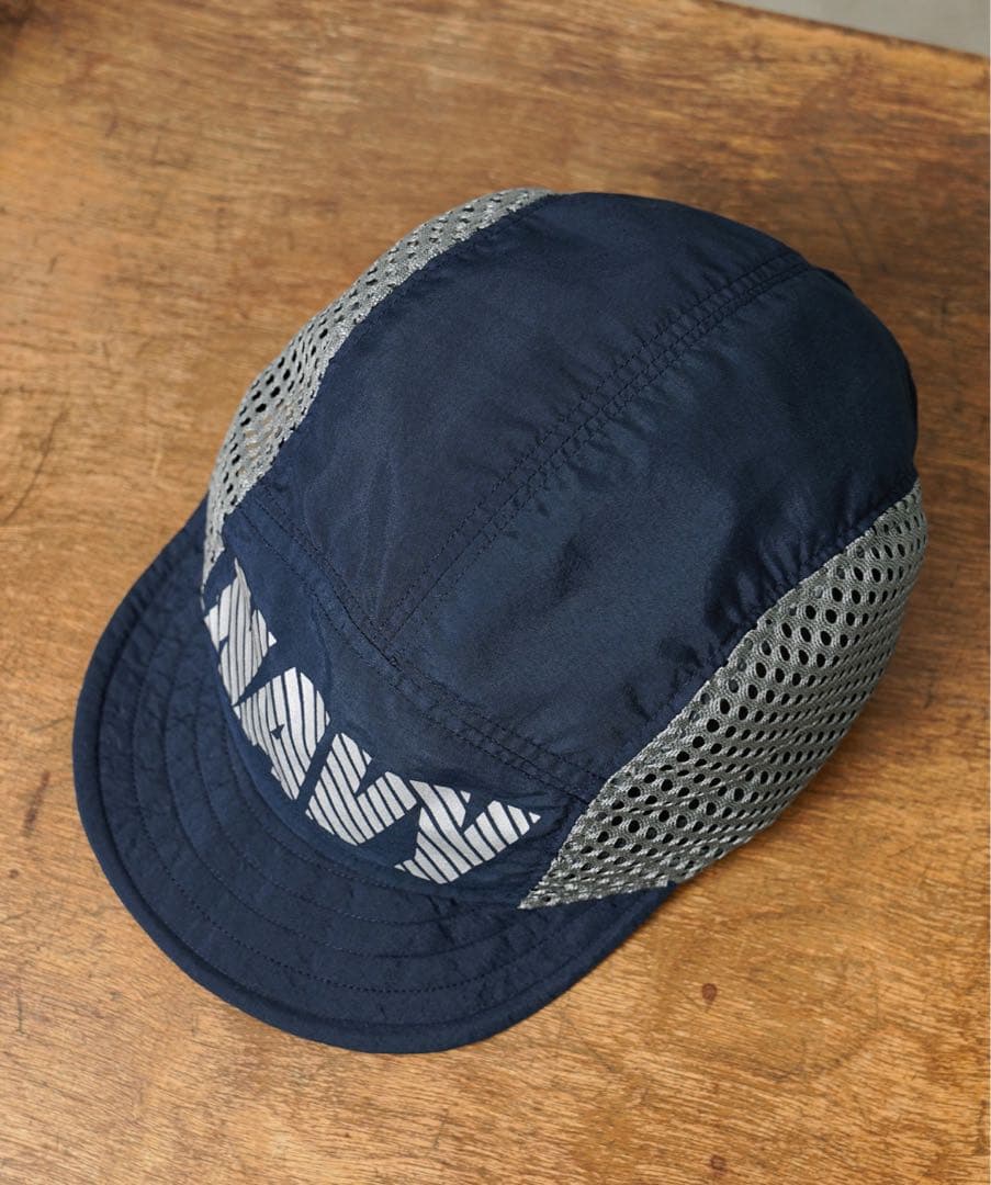 ワイパーインク リメイク ランニングキャップ NAVY WAIPER