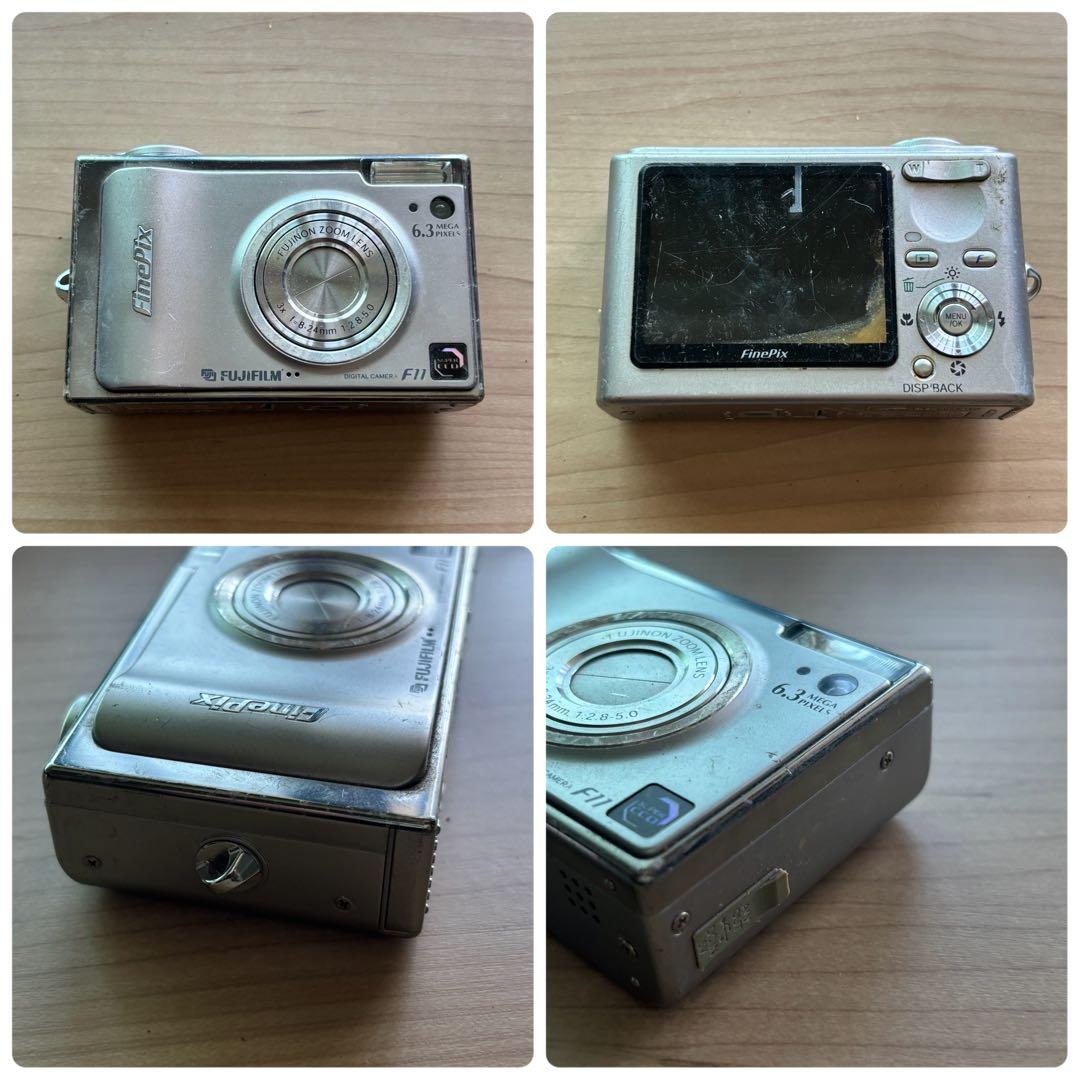 ソニー 富士フィルム ジャンクカメラ 3セット DSC-T20 W810 F11