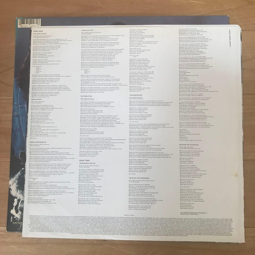 Signs of Life ／DEVASTATION (L Pレコード盤)