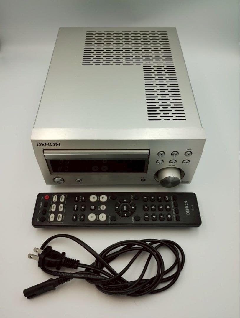 【ジャンク品】DENON RCD-M41 コンパクトオーディオ機器 シルバー