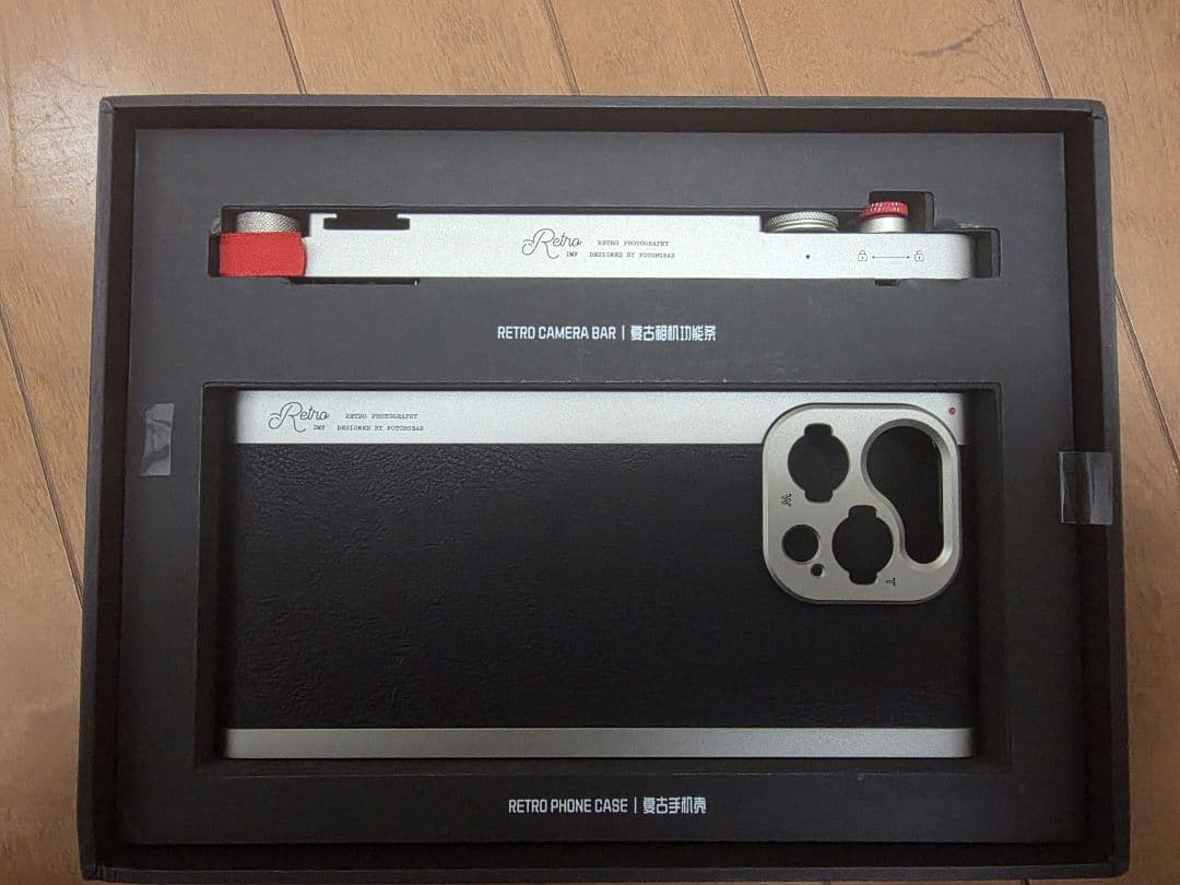 Fotorgear iPhoneケースレトロデザイン撮影グリップ・フィルター対応