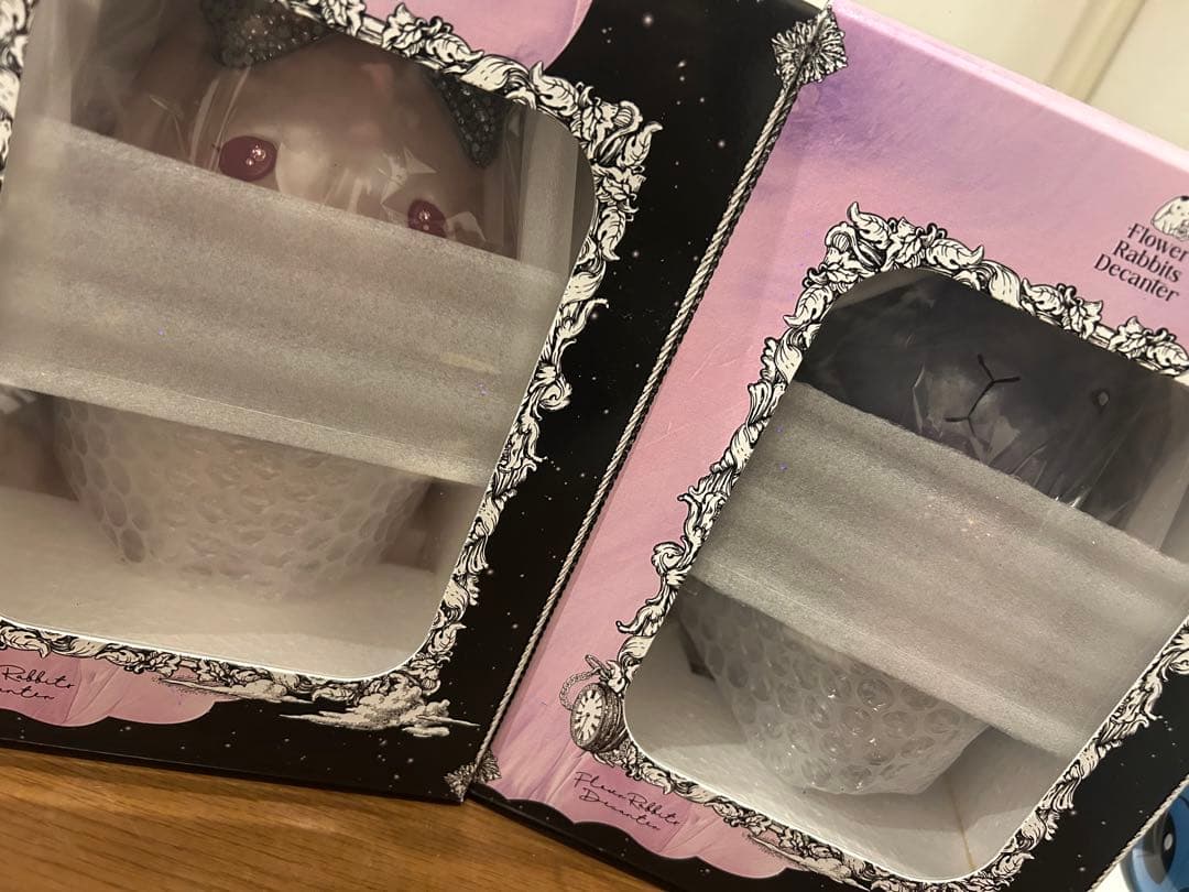 Flower Rabbits Decanter フラワーラビットデキャンタセット