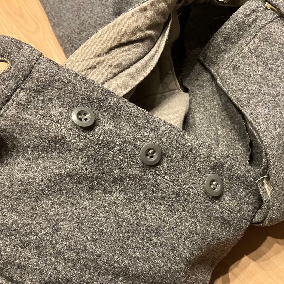 50s 60sデンマーク軍　ウールパンツ　スラックス　モールスキン