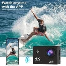 4Kアクションカメラタッチスクリーン170°広角フィッシュアイレンズ32GB