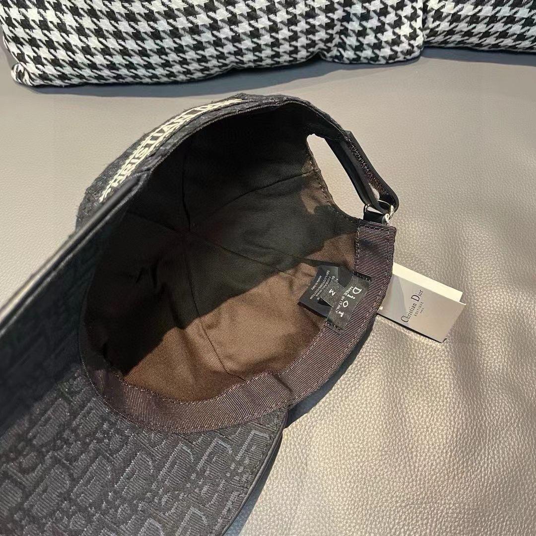 クリスチャンディオール オブリーク キャップ ブラック