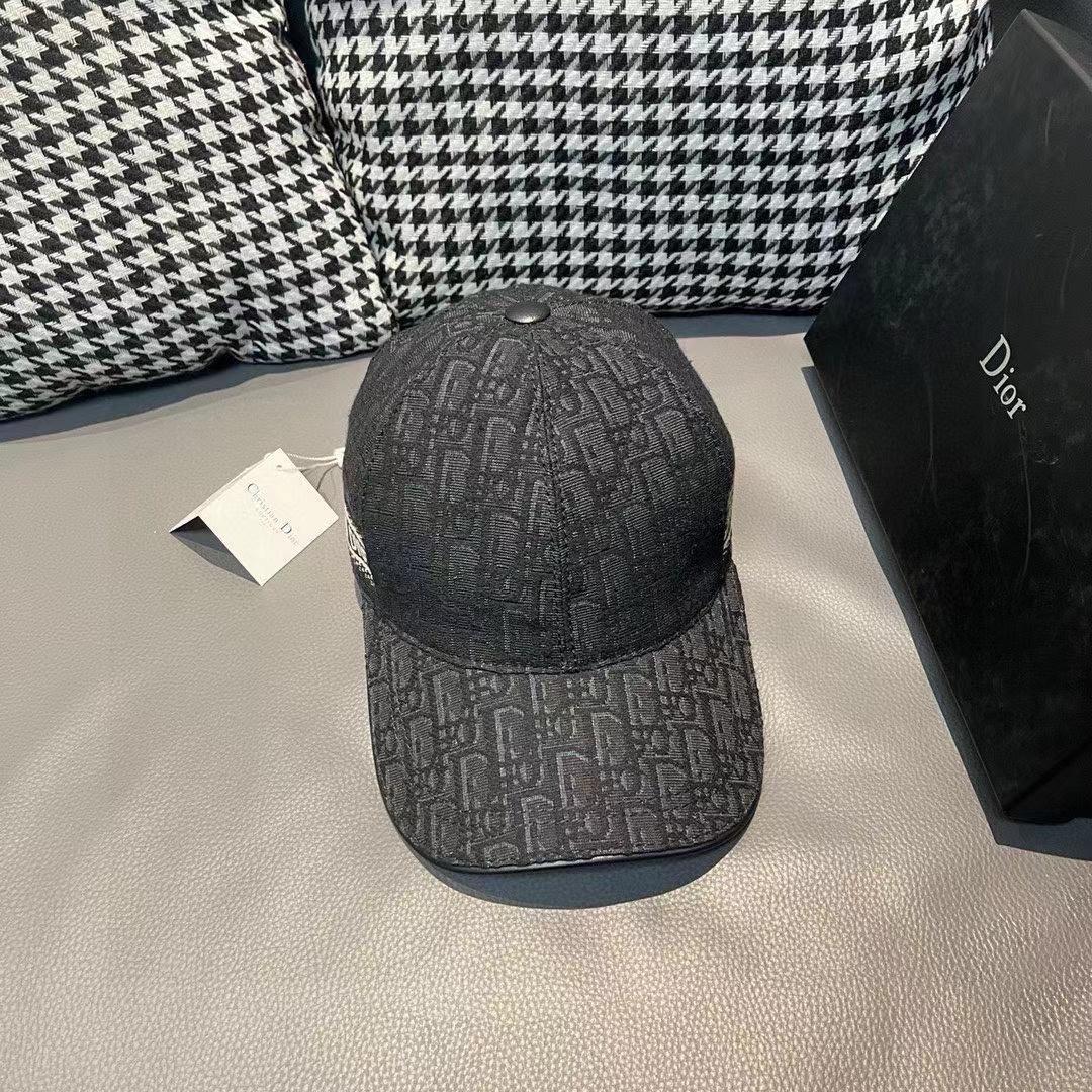 クリスチャンディオール オブリーク キャップ ブラック