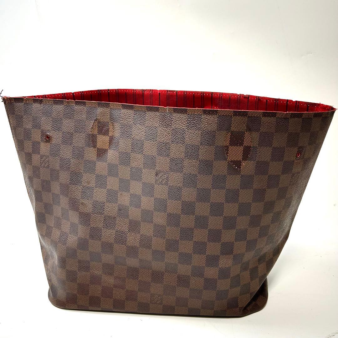 ルイヴィトン　ダミエ　ネヴゥーフル　ハンドバッグ　取手破損　ジャンク