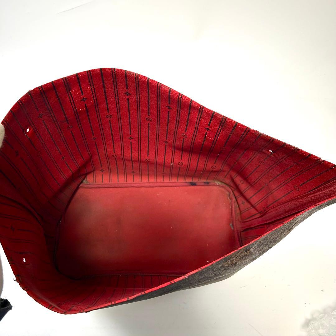 ルイヴィトン　ダミエ　ネヴゥーフル　ハンドバッグ　取手破損　ジャンク