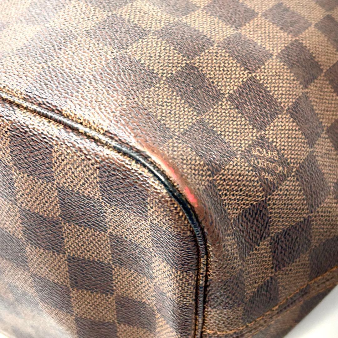 ルイヴィトン　ダミエ　ネヴゥーフル　ハンドバッグ　取手破損　ジャンク