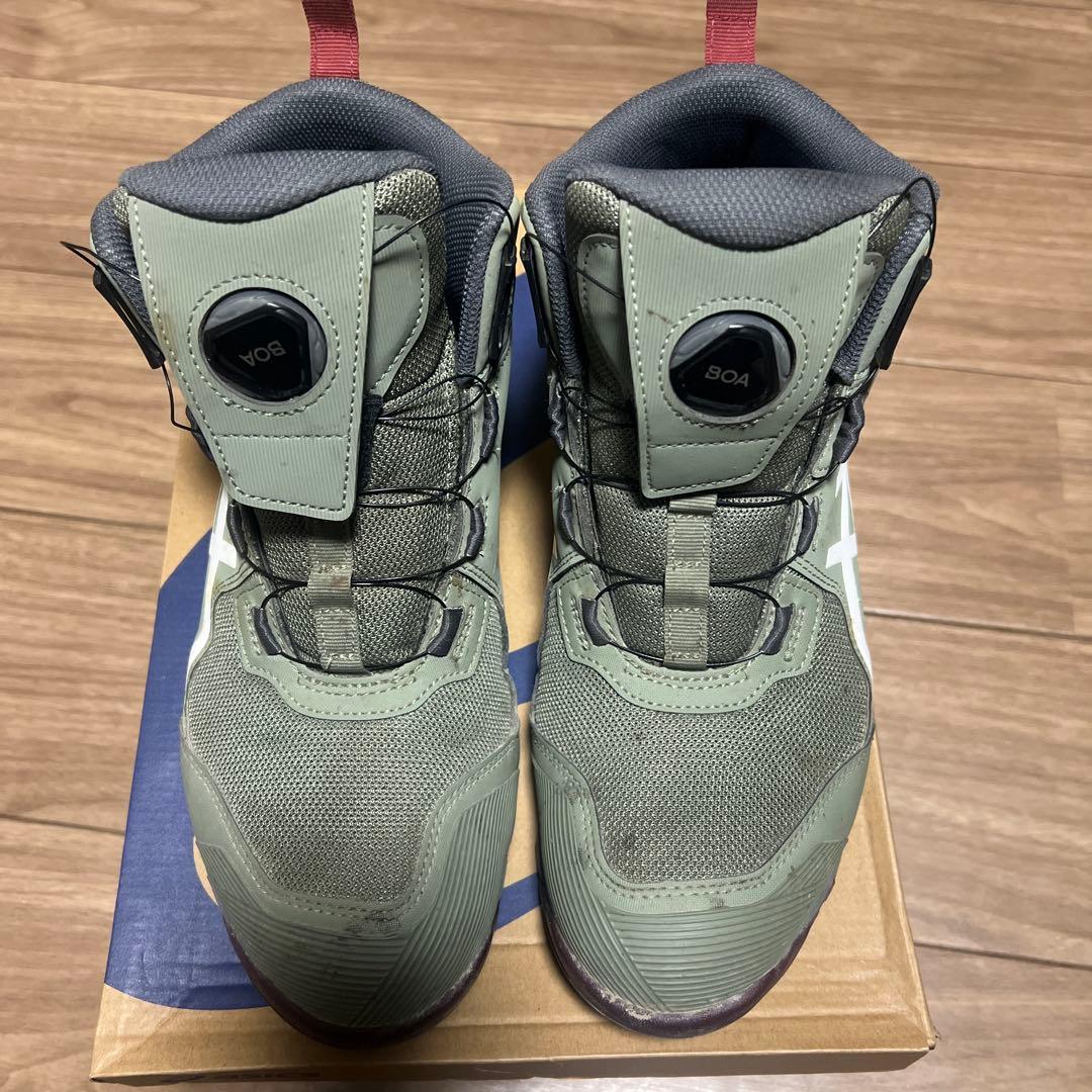 アシックス　安全靴　作業靴 ウィンジョブ CP214 BOA 先芯 ハイカット