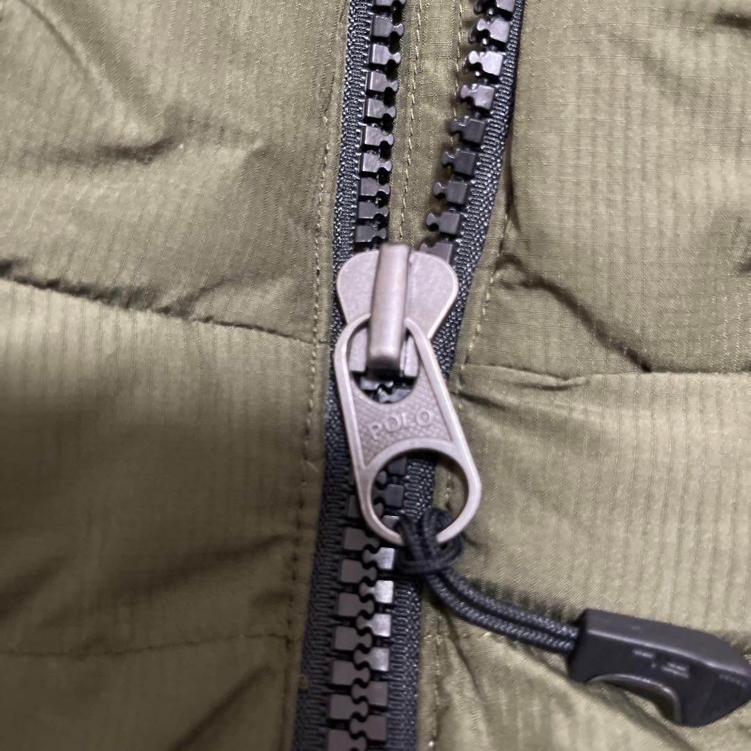 (**めぞん)Polo Ralph Lauren フード付きダウンベスト