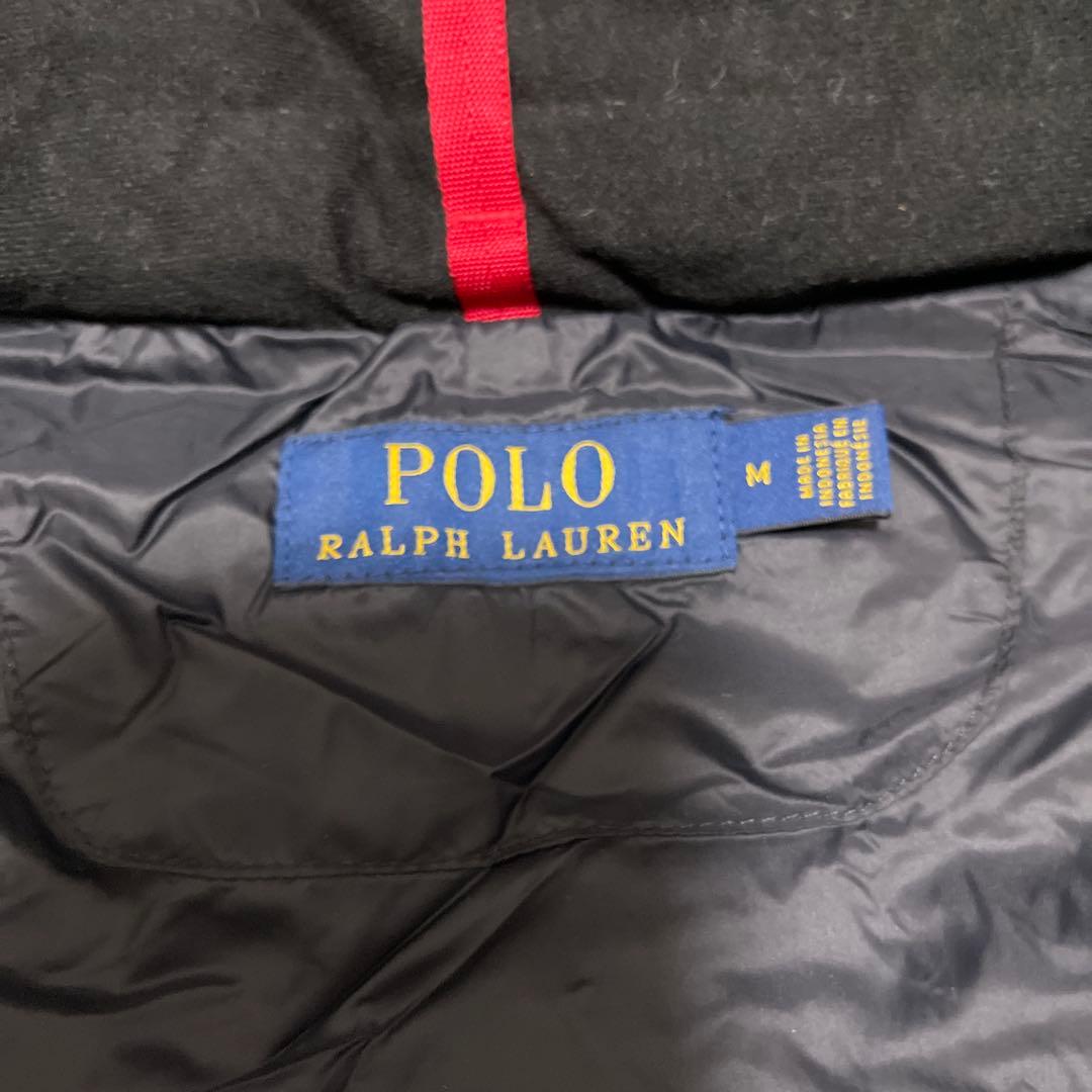 (**めぞん)Polo Ralph Lauren フード付きダウンベスト