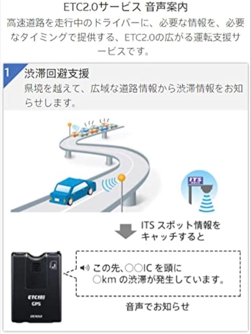 DENSO ETC2.0 GPS 車載器 未使用　新品