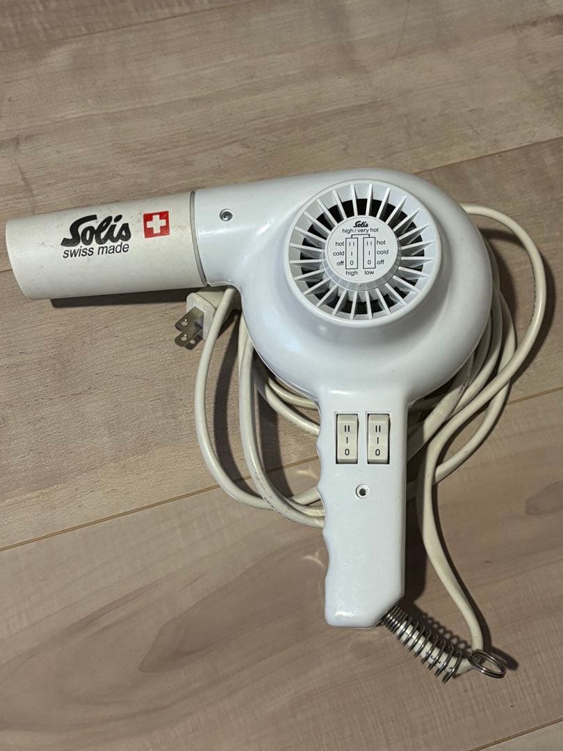 Solis スイス製 ヘアドライヤー ホワイト