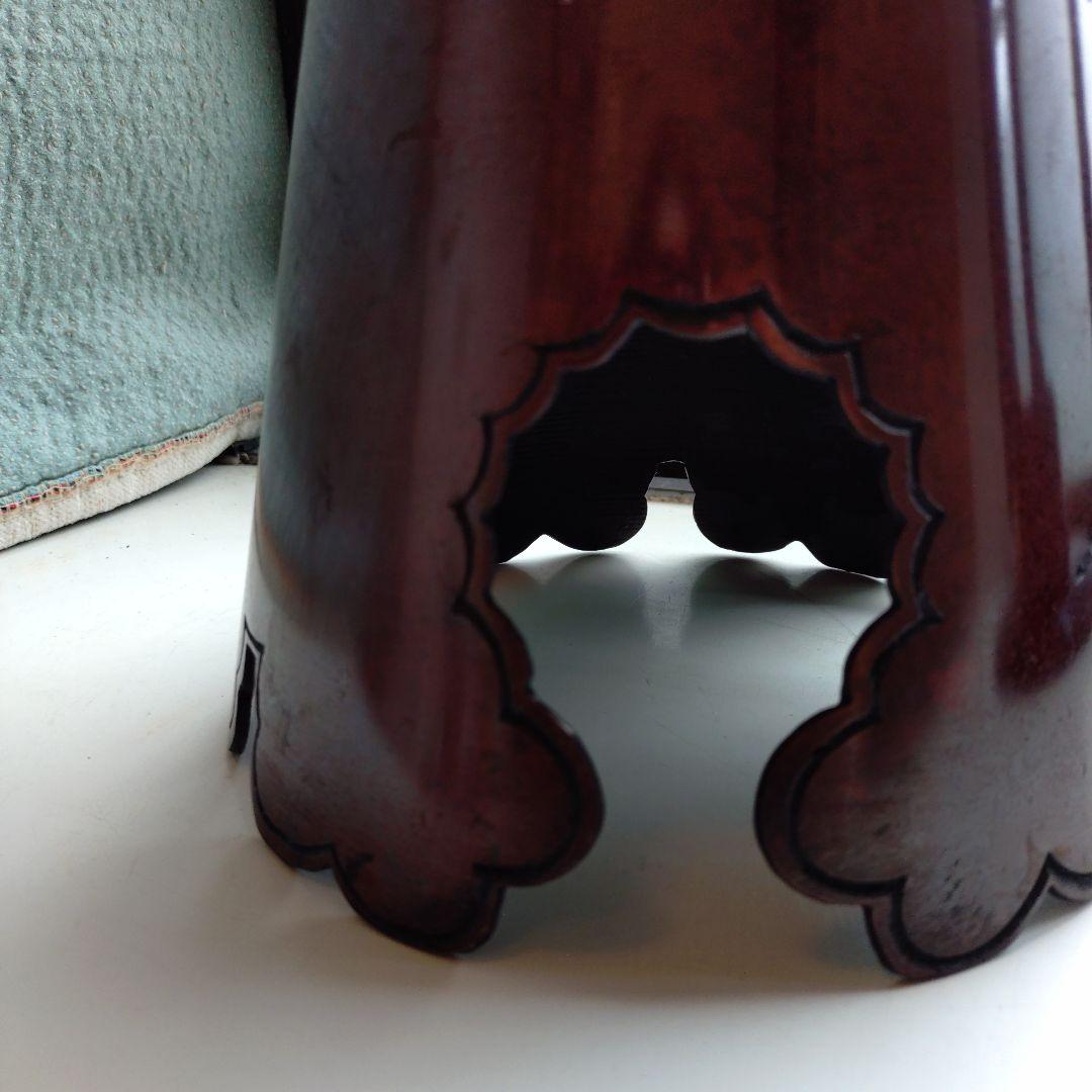 花器　池坊　御玄猪　唐銅　弓