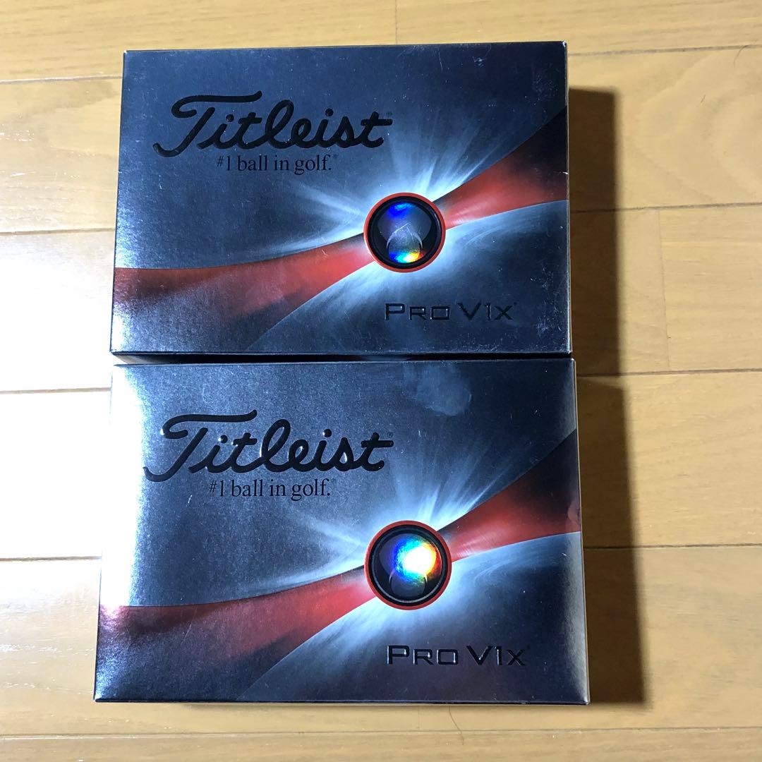 タイトリスト ProV1x ゴルフボール 2ダース