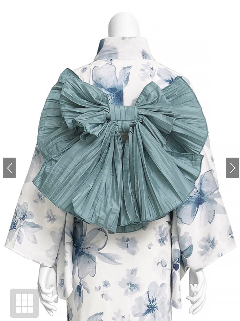 GRL 3点セット2Way水彩花柄浴衣セット［fy027］