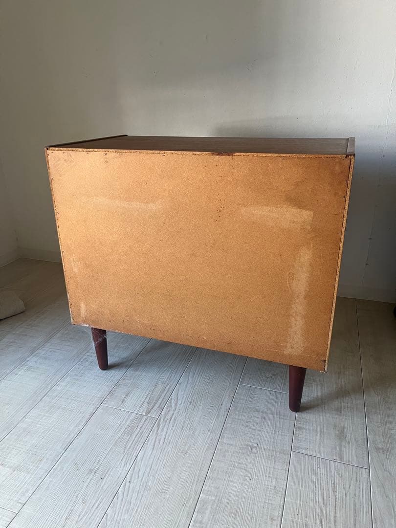 60-70年代 北欧 ビンテージ デンマーク製 4段 チェスト チーク