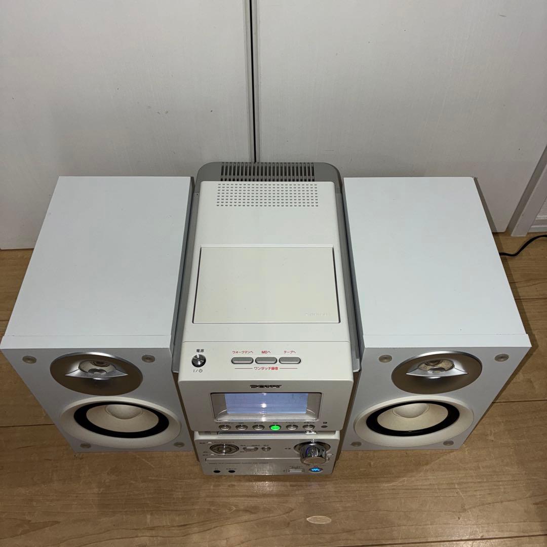 Sony ソニー　コンパクト カセットCDMDコンポ