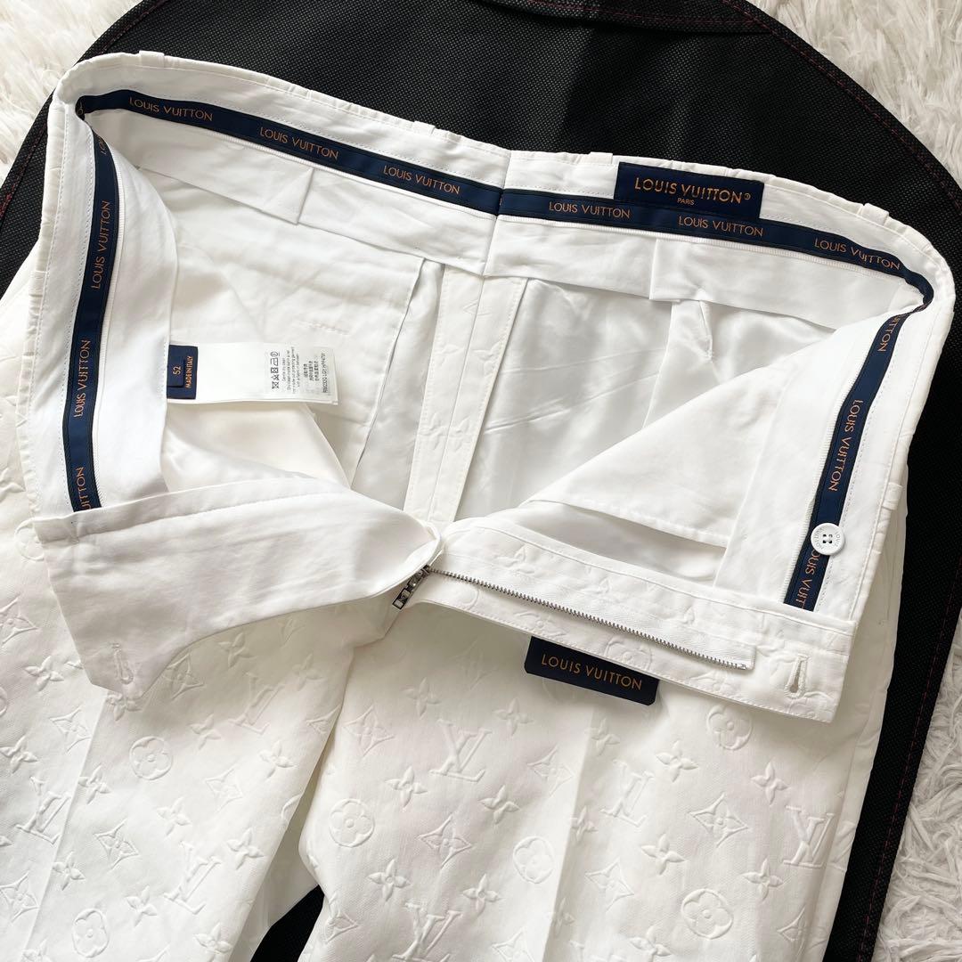 未使用品 XLサイズ Louis Vuitton エンボスモノグラム チノパンツ