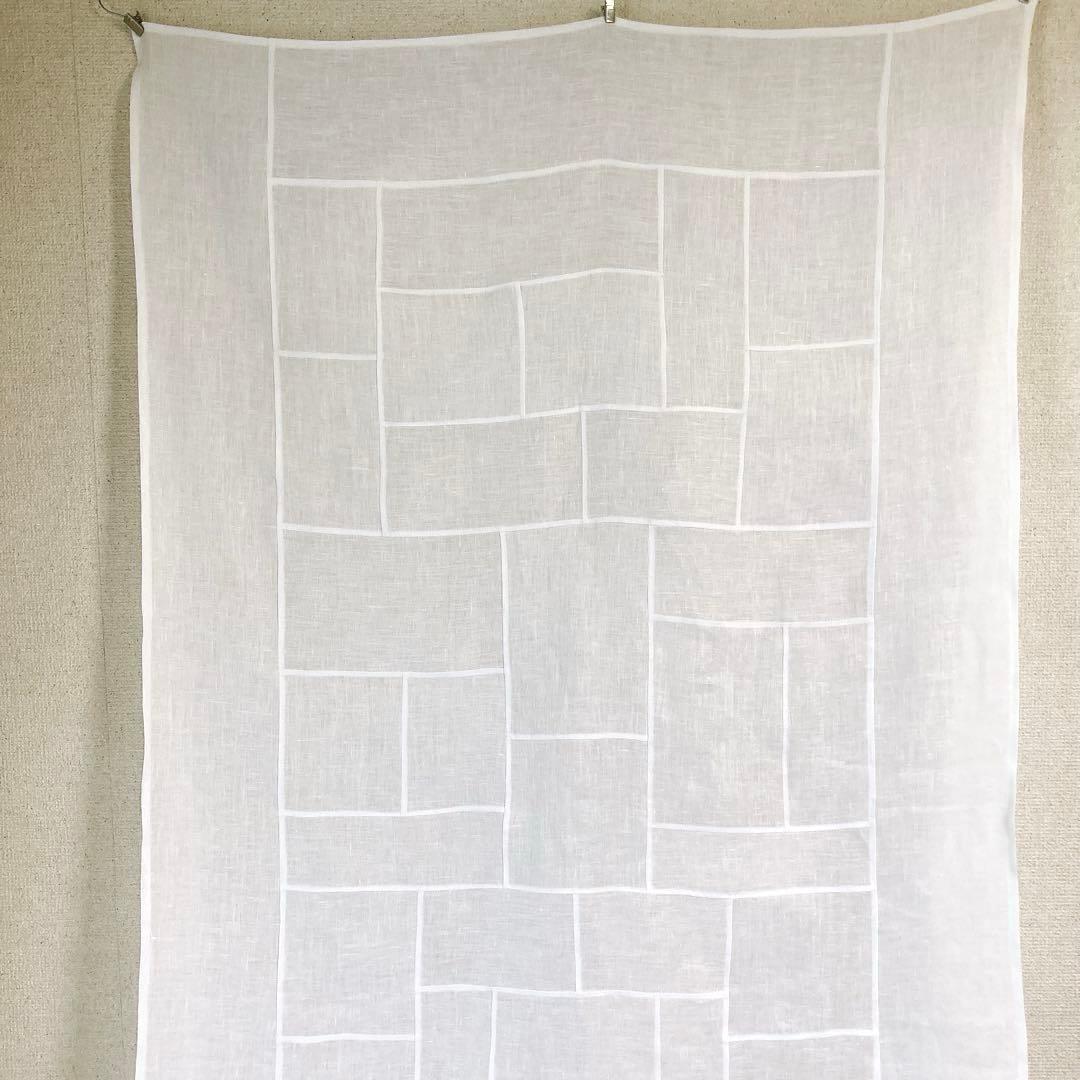 ポジャギ　150×80 ホワイトリネン　No.195