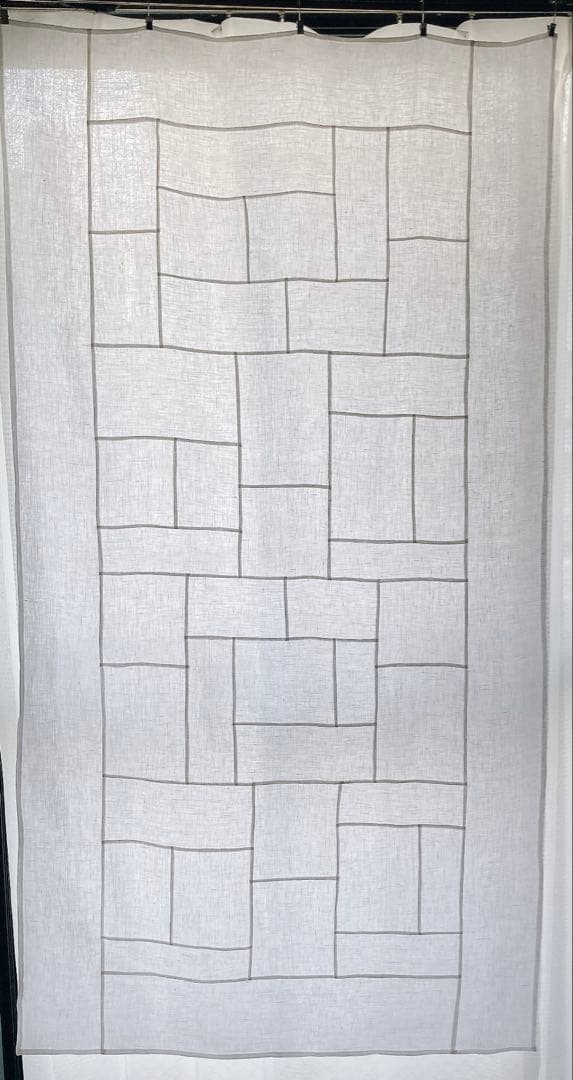 ポジャギ　150×80 ホワイトリネン　No.195