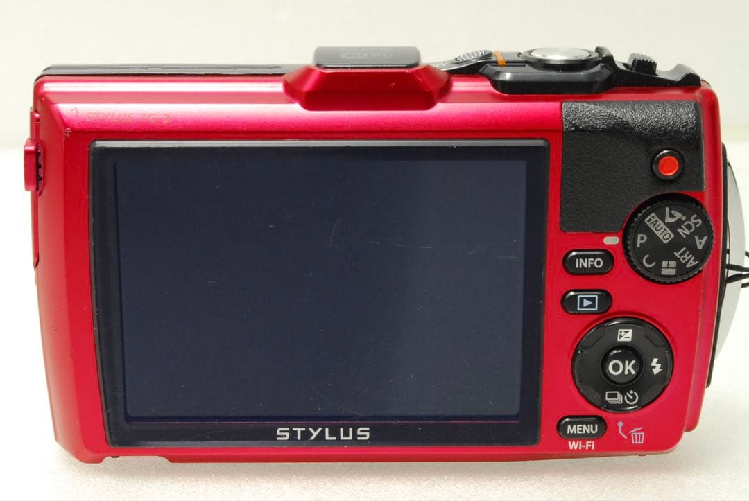 OLYMPUS TG-3 ❤️スマホ転送 動作確認済 オリンパス レッド コンデジ