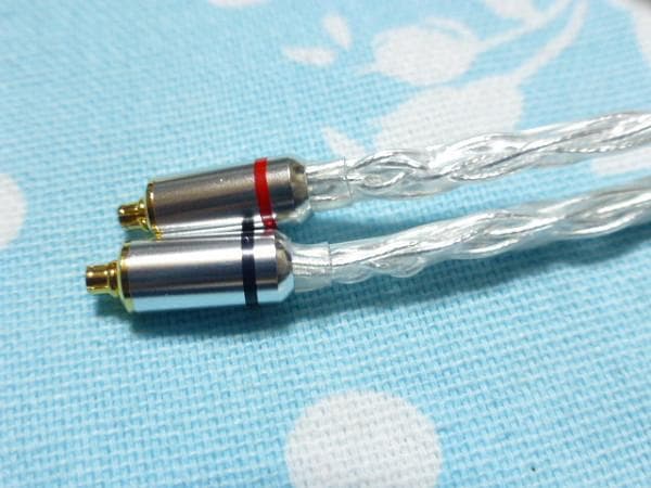 MMCX 銀メッキOFC 16芯 4.4mm5極 ブレイド編み トープラ販売