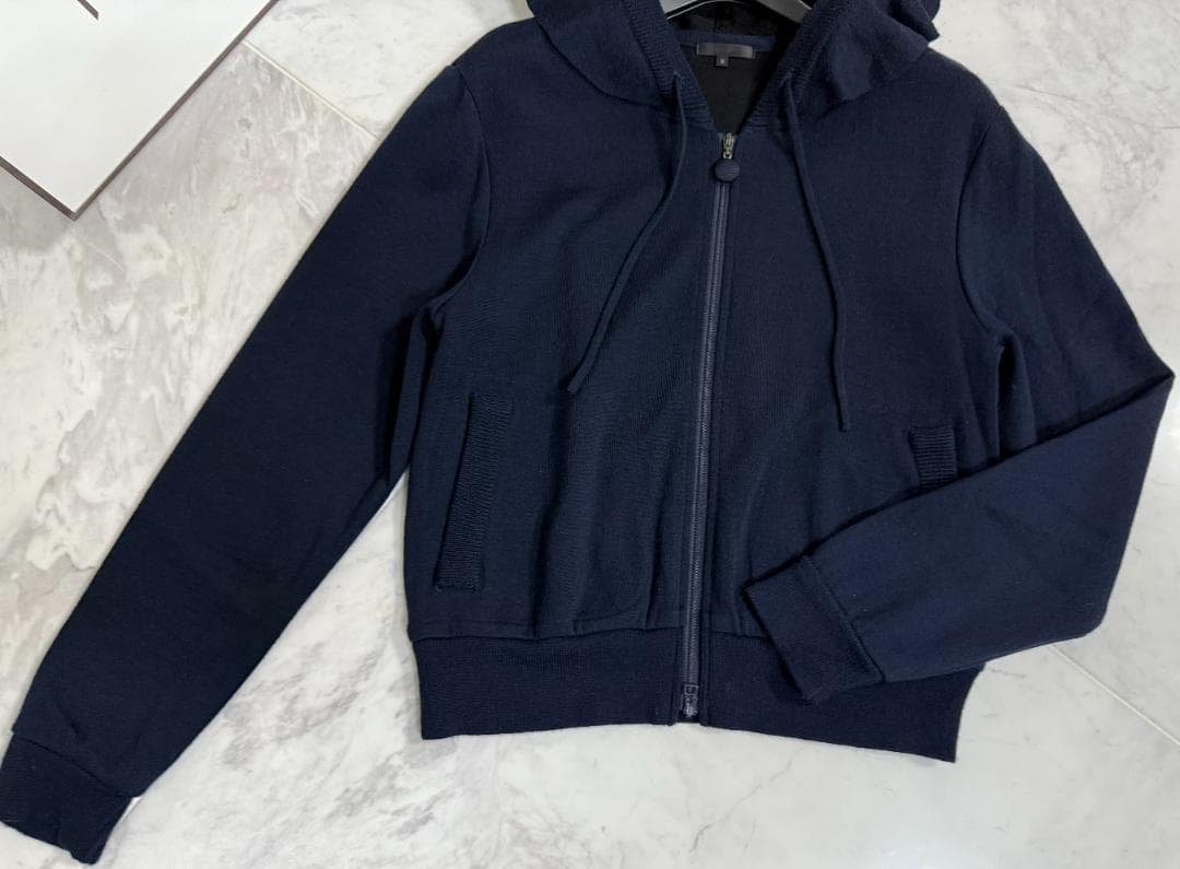 美品★TO BE CHIC ニットパーカー Ⅱ