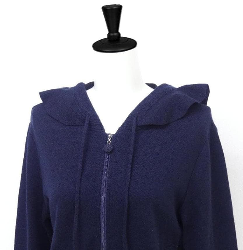 美品★TO BE CHIC ニットパーカー Ⅱ