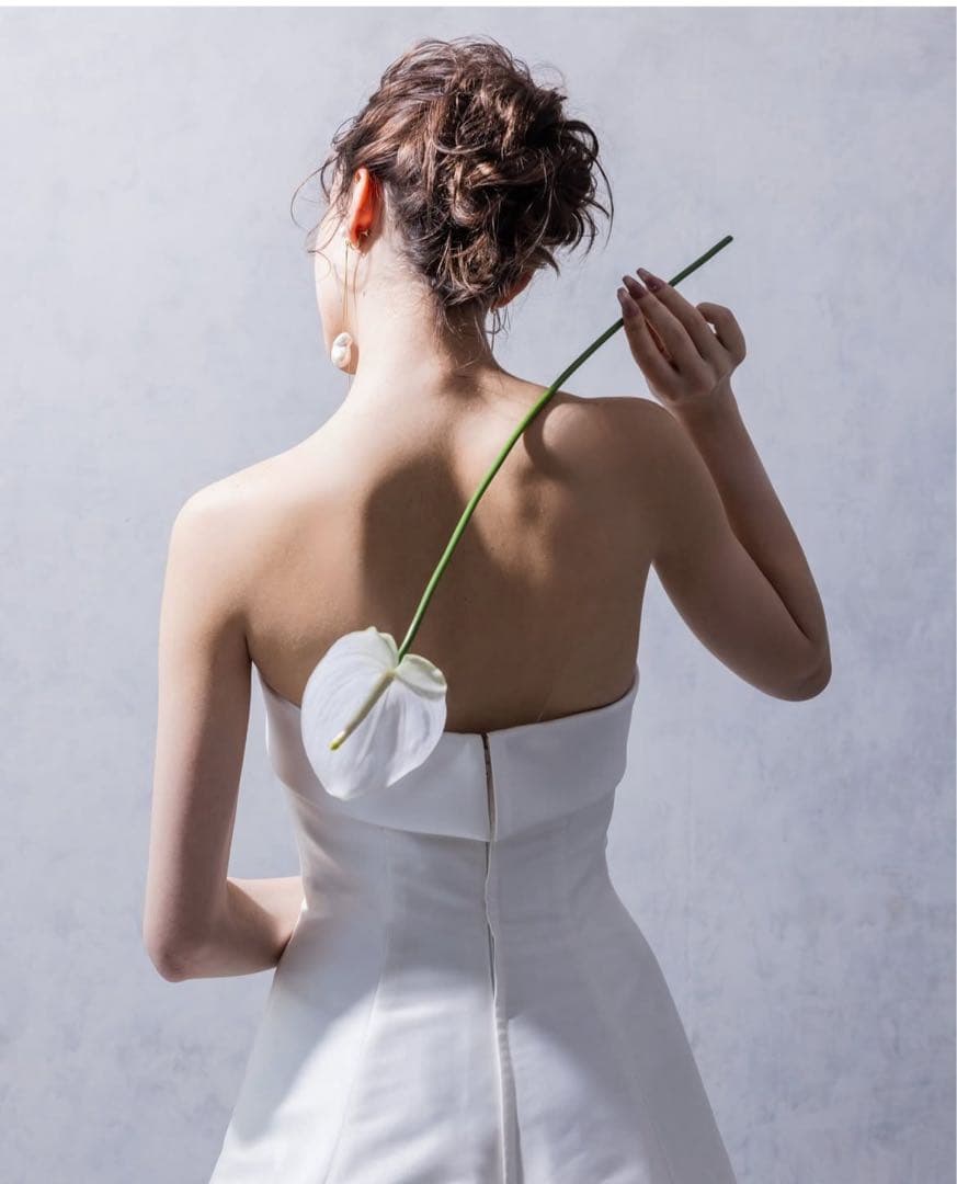 【soa】ウェディングドレス　バックリボン　サテン　花嫁アクセサリー