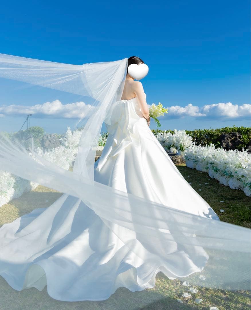 【soa】ウェディングドレス　バックリボン　サテン　花嫁アクセサリー