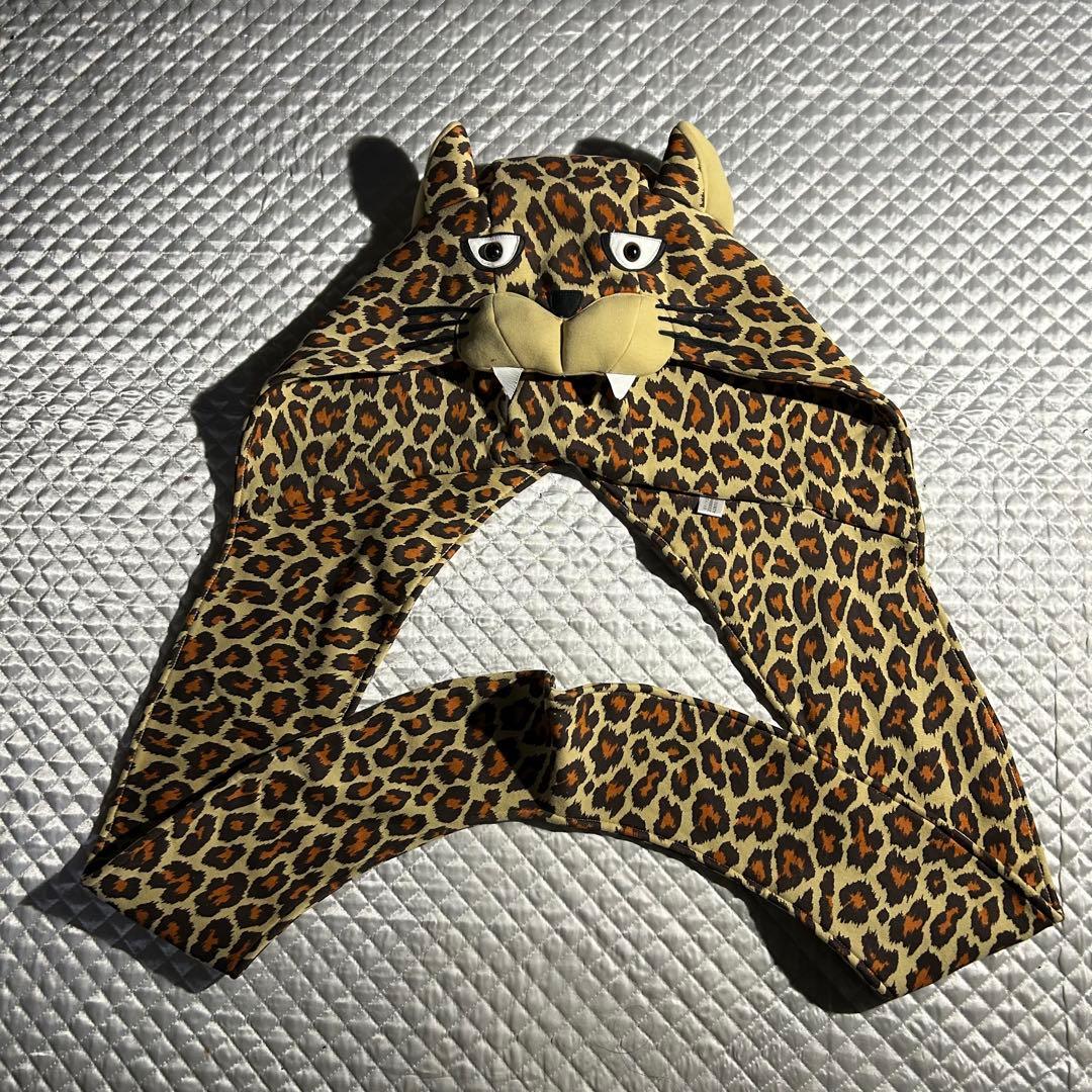 adidas JEREMY SCOTT レオパードフードマフラー ヒョウ柄 耳