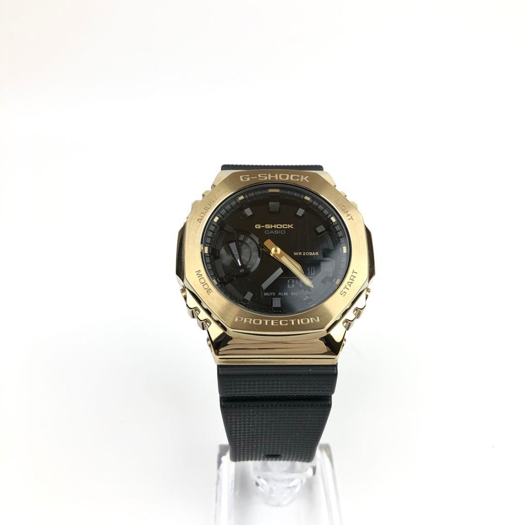 G-SHOCK GM-2100G-1A9JF メタルカバード ブラック×ゴールド