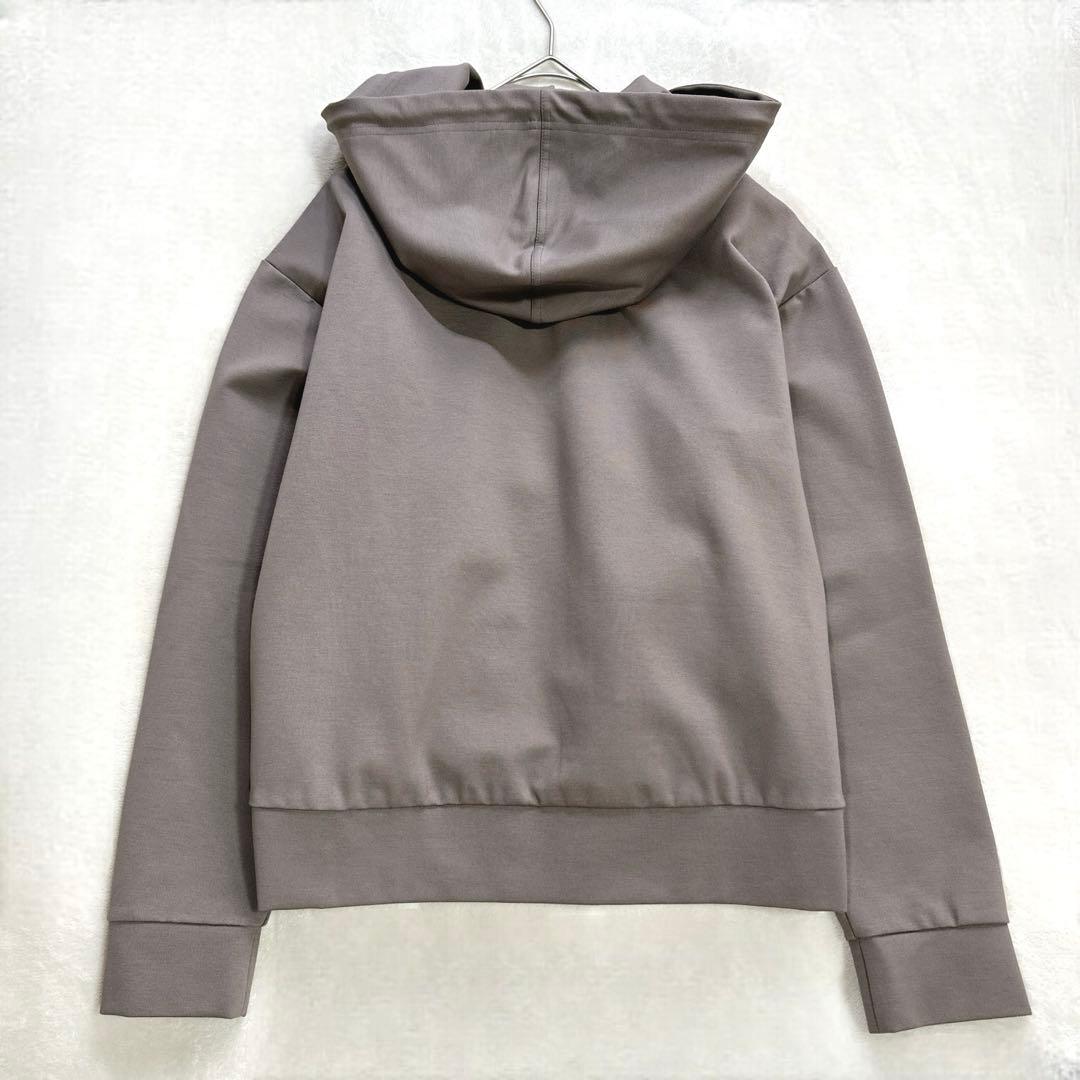 極美品 S セオリー ジップアップパーカー スウェット ジャージー フーディー