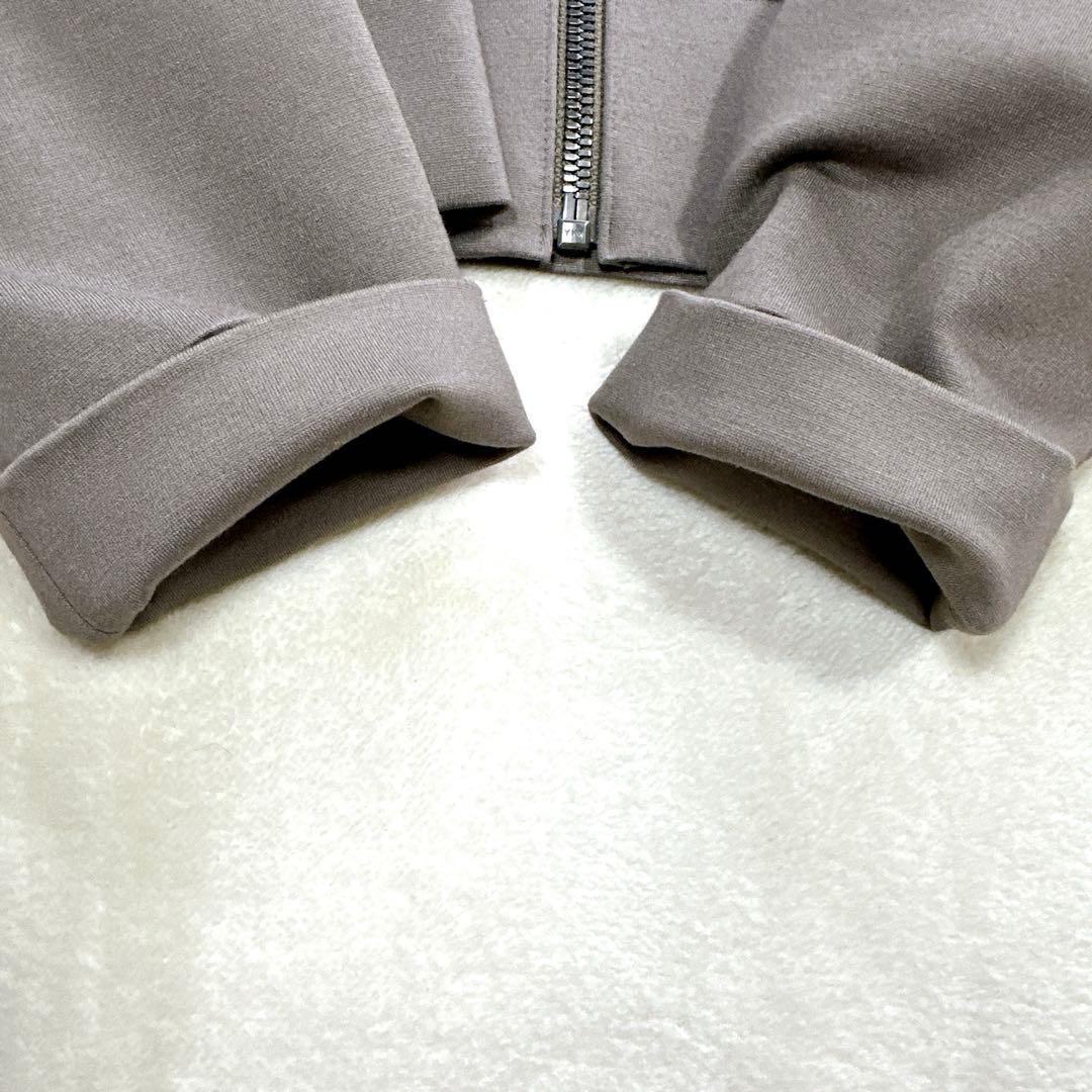 極美品 S セオリー ジップアップパーカー スウェット ジャージー フーディー