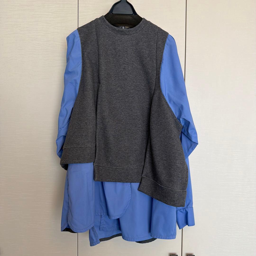 ENFOLDエンフォルド完売品　レイヤードプルオーバー