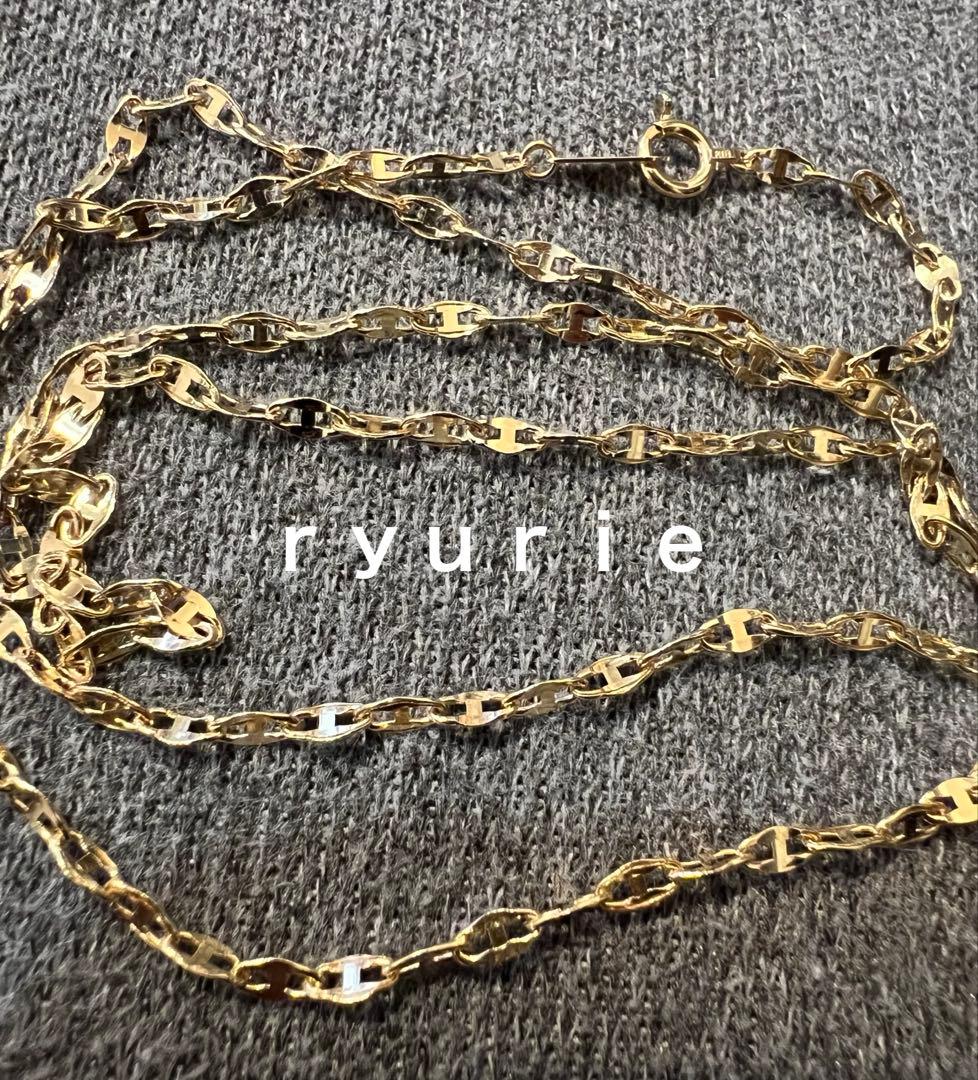 18金K18ネックレス　ユニセックス50センチ