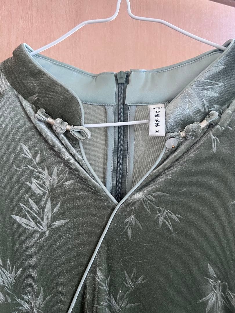 チャイナドレス風ロングワンピース