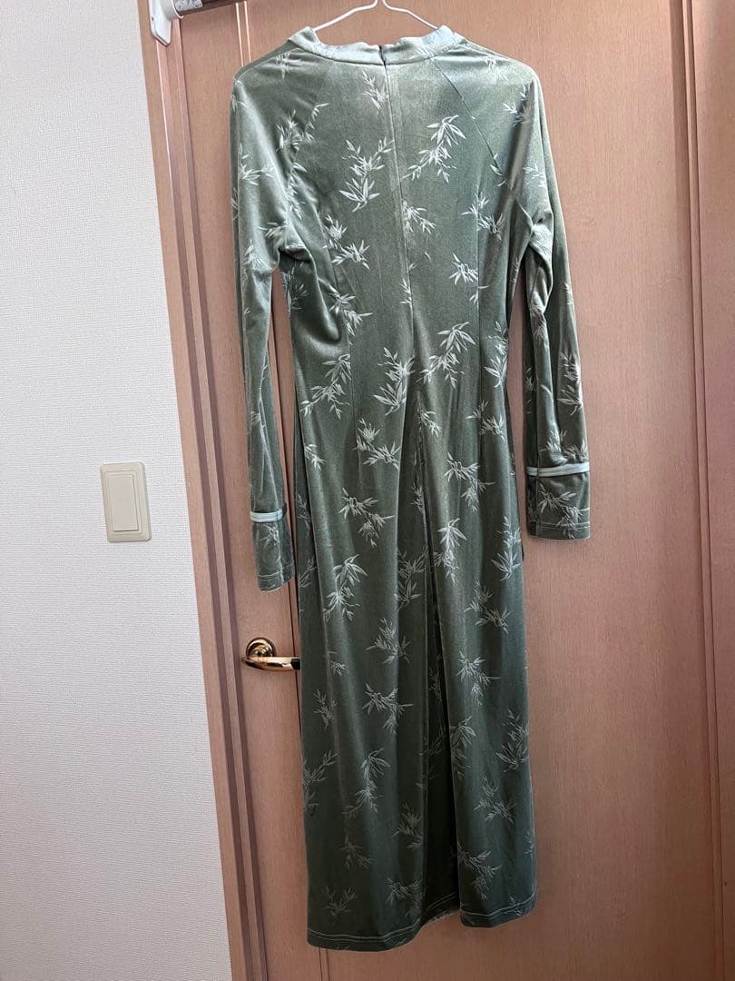 チャイナドレス風ロングワンピース