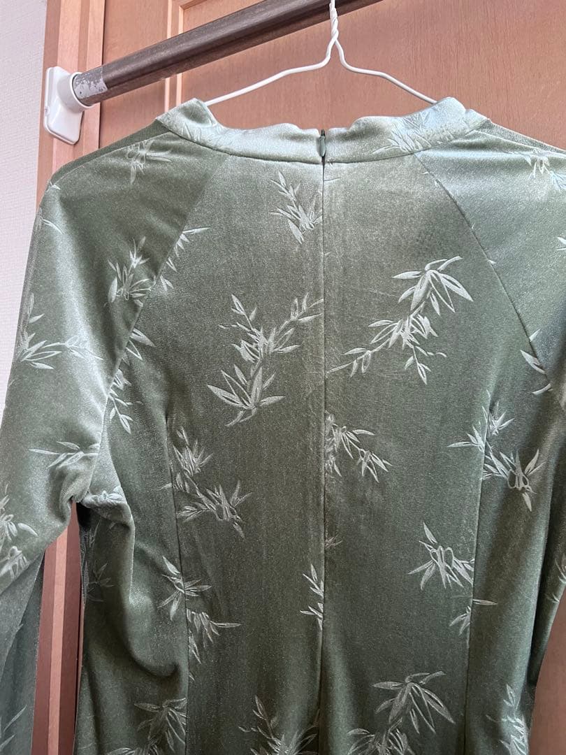 チャイナドレス風ロングワンピース